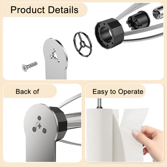 Eruner Perfect Tear Paper Towel Holder & Reviews Wayfair